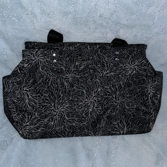 Black Baggallini tote bag with mini coin purse - Picture 3 of 5